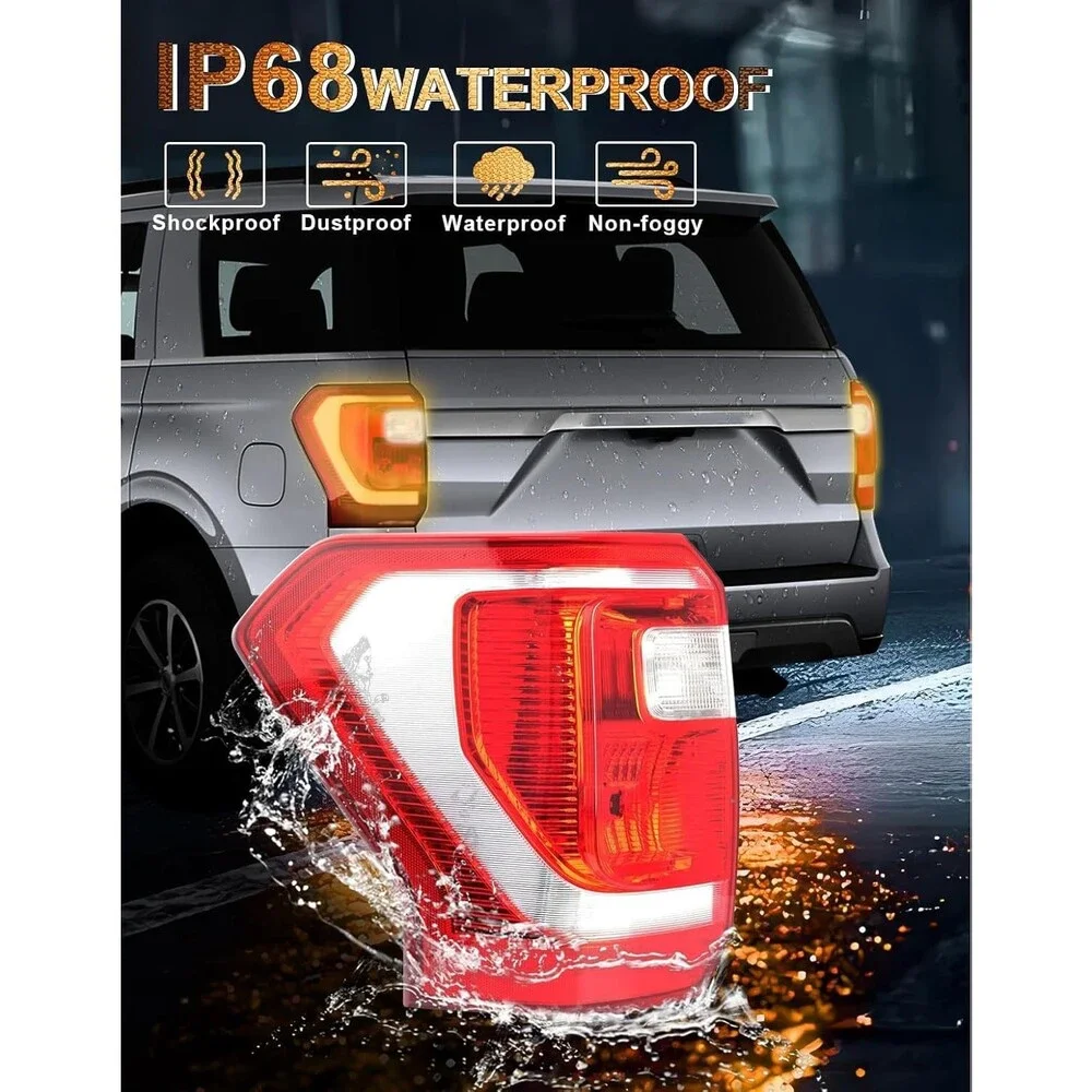 Driver Side Tail Light for 2018-2021 Ford Expedition XL XLT - Halogen Left L